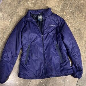 Evertherm First Ascent Down jacket, M purple, Eddie Bauer.